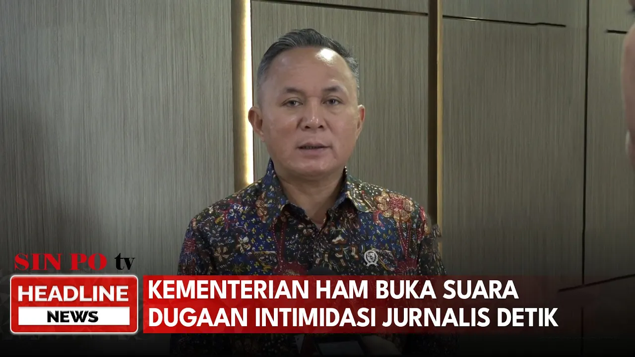 Kementerian HAM Buka Suara Dugaan Intimidasi Jurnalis Detik