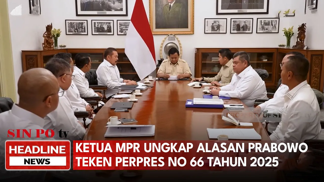 Ketua MPR Ungkap Alasan Prabowo Teken Perpres No. 66 Tahun 2025