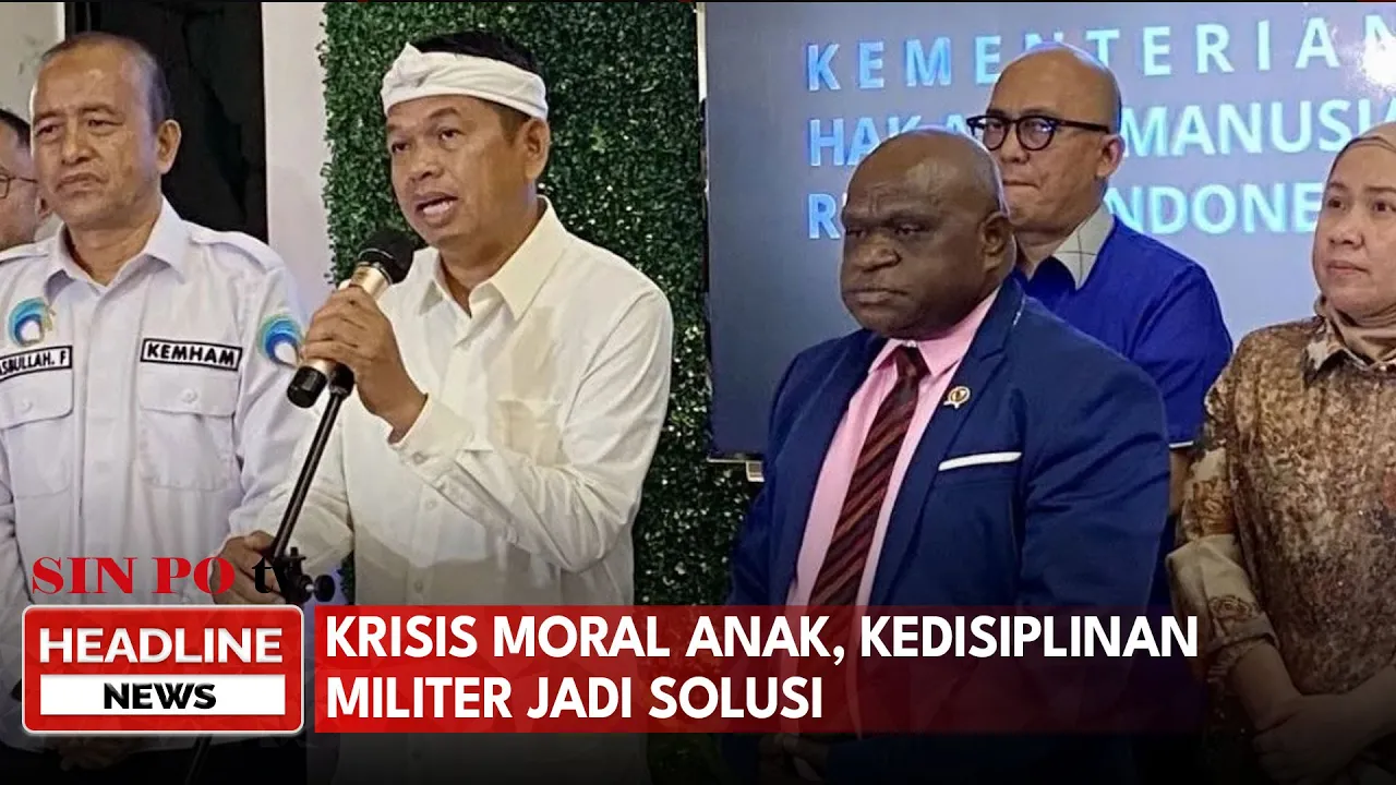 Krisis Moral Anak, Kedisiplinan Militer Jadi Solusi