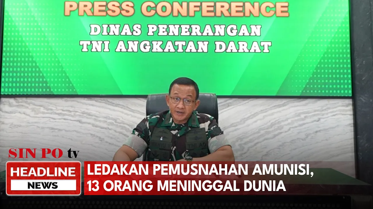 Ledakan Pemusnahan Amunisi, 13 Orang Meninggal Dunia