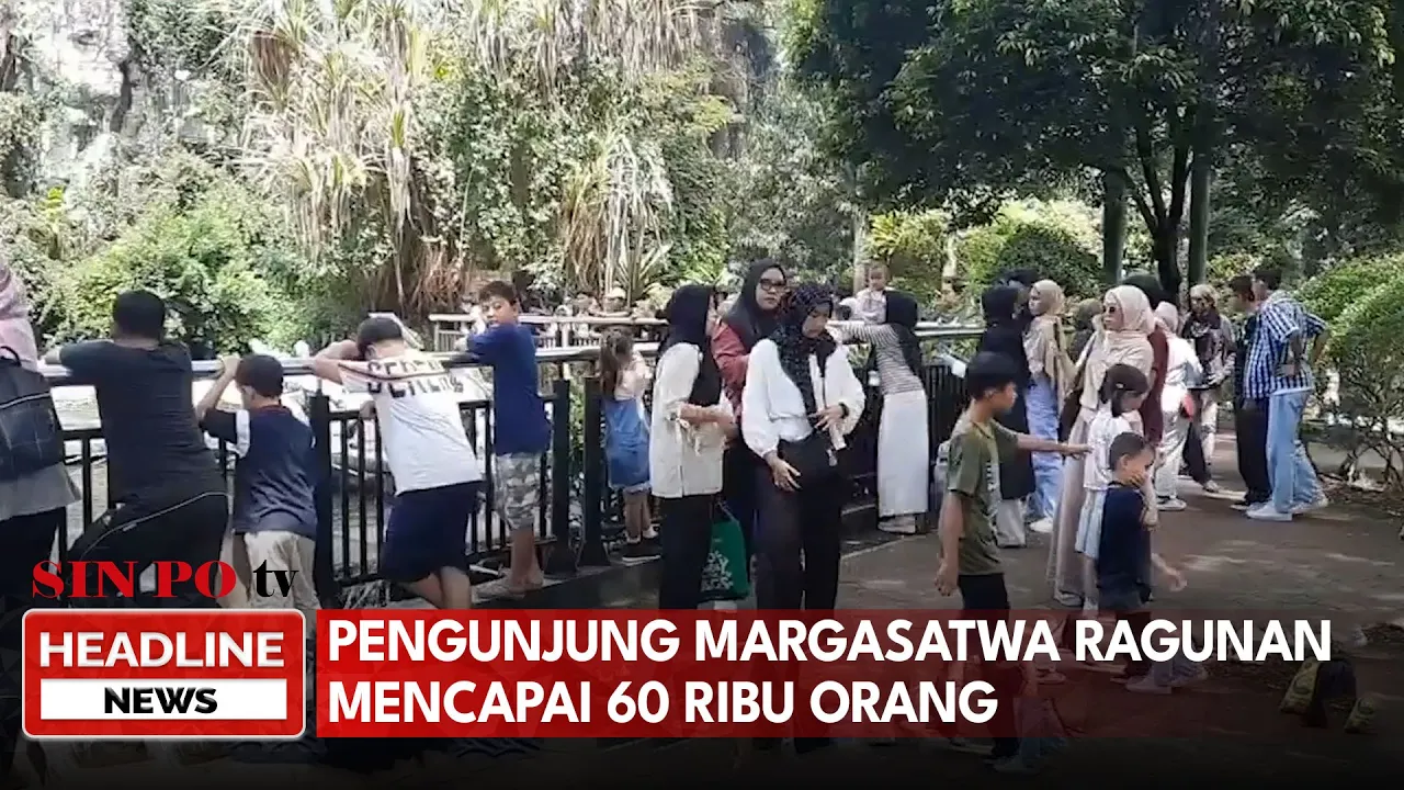Libur Panjang Waisak, Pengunjung Margasatwa Ragunan Mencapai 60 Ribu Orang