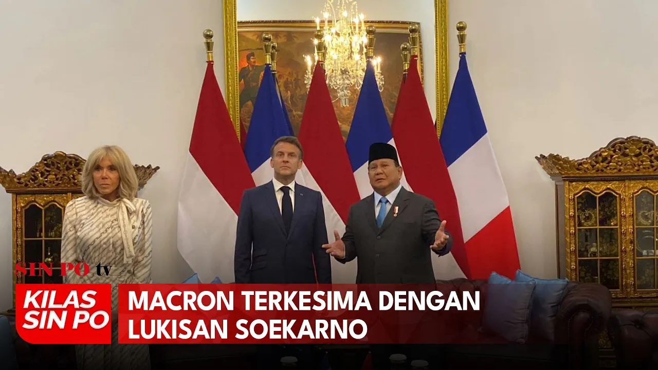 Macron Terkesima Dengan Lukisan Soekarno | Kilas Petang