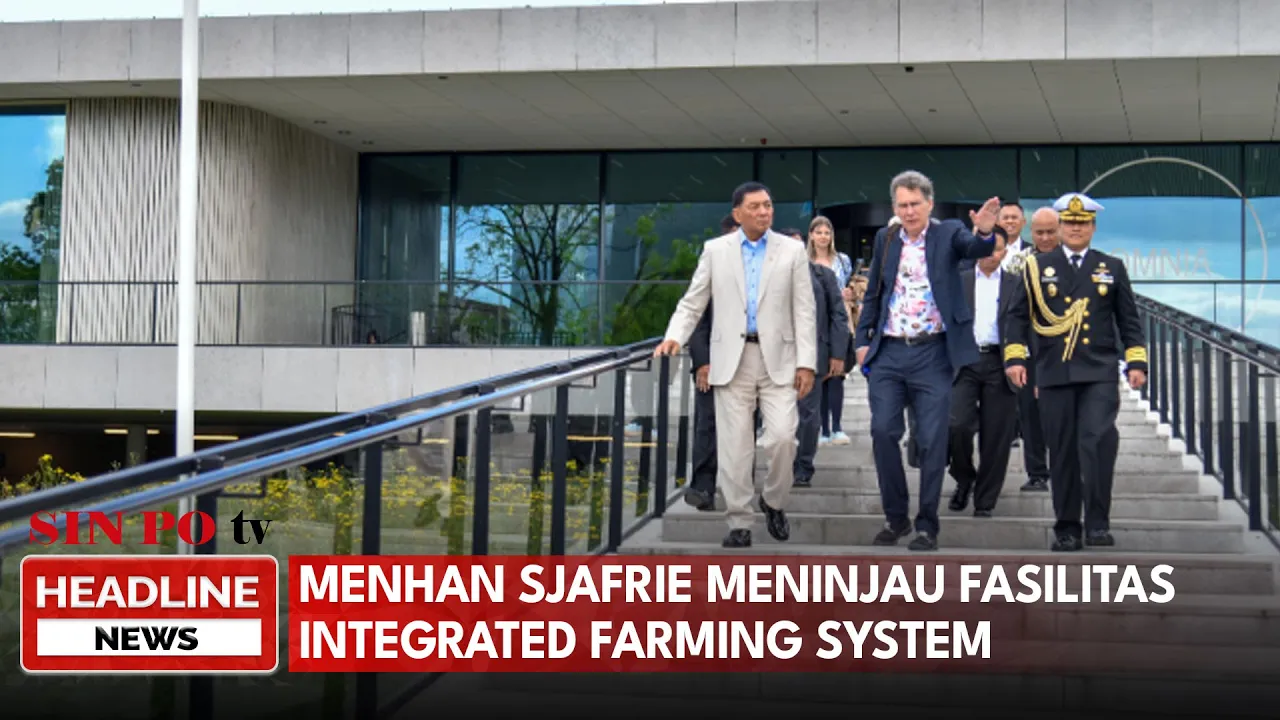 Menhan Sjafrie Meninjau Fasilitas Integrated Farming System