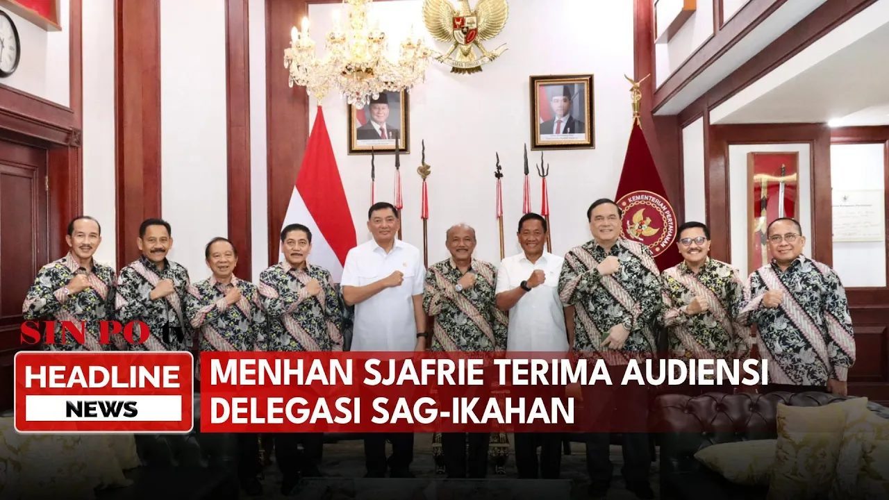 Menhan Sjafrie Terima Audiensi Delegasi SAG-IKAHAN