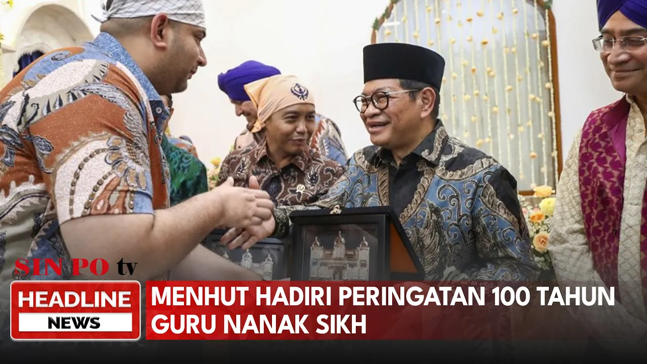 Menhut Hadiri Peringatan 100 Tahun Berdirinya Guru Nanak Sikh Temple Gurdwara