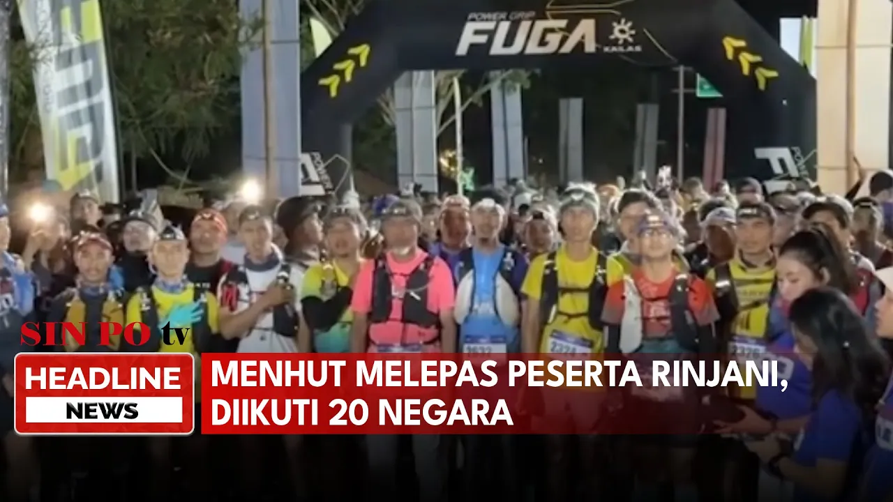 Menhut Melepas Peserta Rinjani, Diikuti 20 Negara