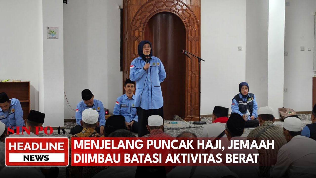 Menjelang Puncak Haji, Jemaah Diimbau Batasi Aktivitas Berat