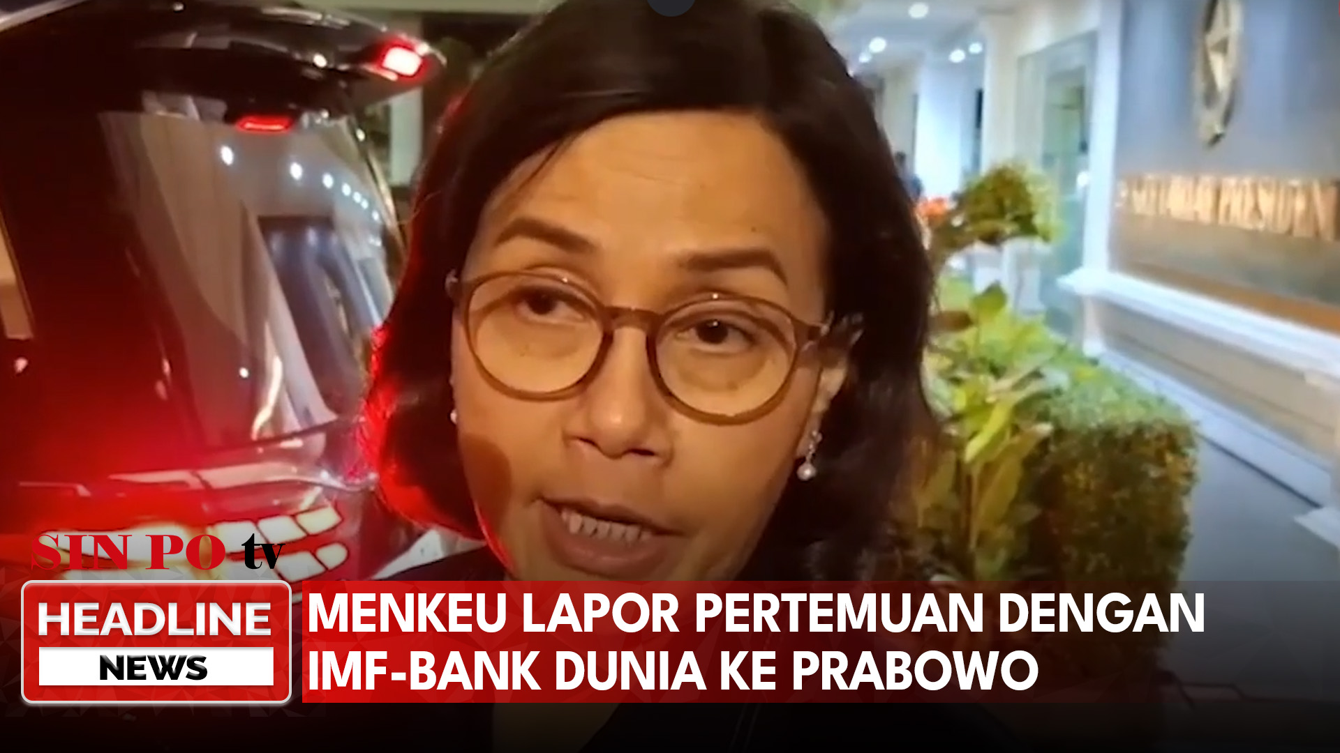 Menkeu Lapor Pertemuan Dengan IMF-Bank Dunia Ke Prabowo