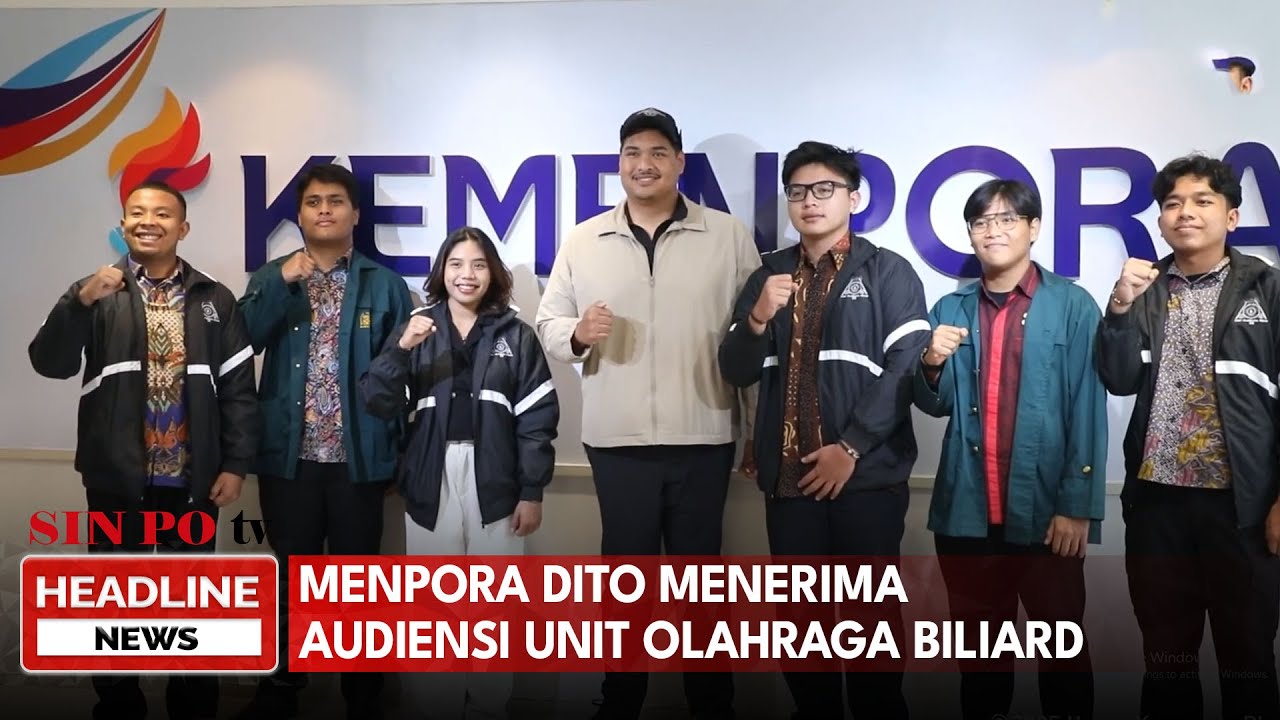 Menpora Dito Menerima Audiensi Unit Olahraga Biliard
