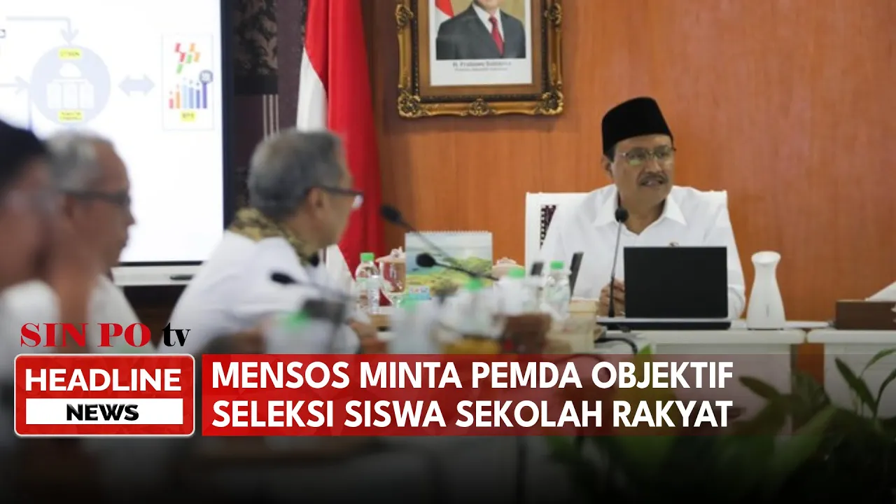Mensos Minta Pemda Objektif Seleksi Siswa Sekolah Rakyat