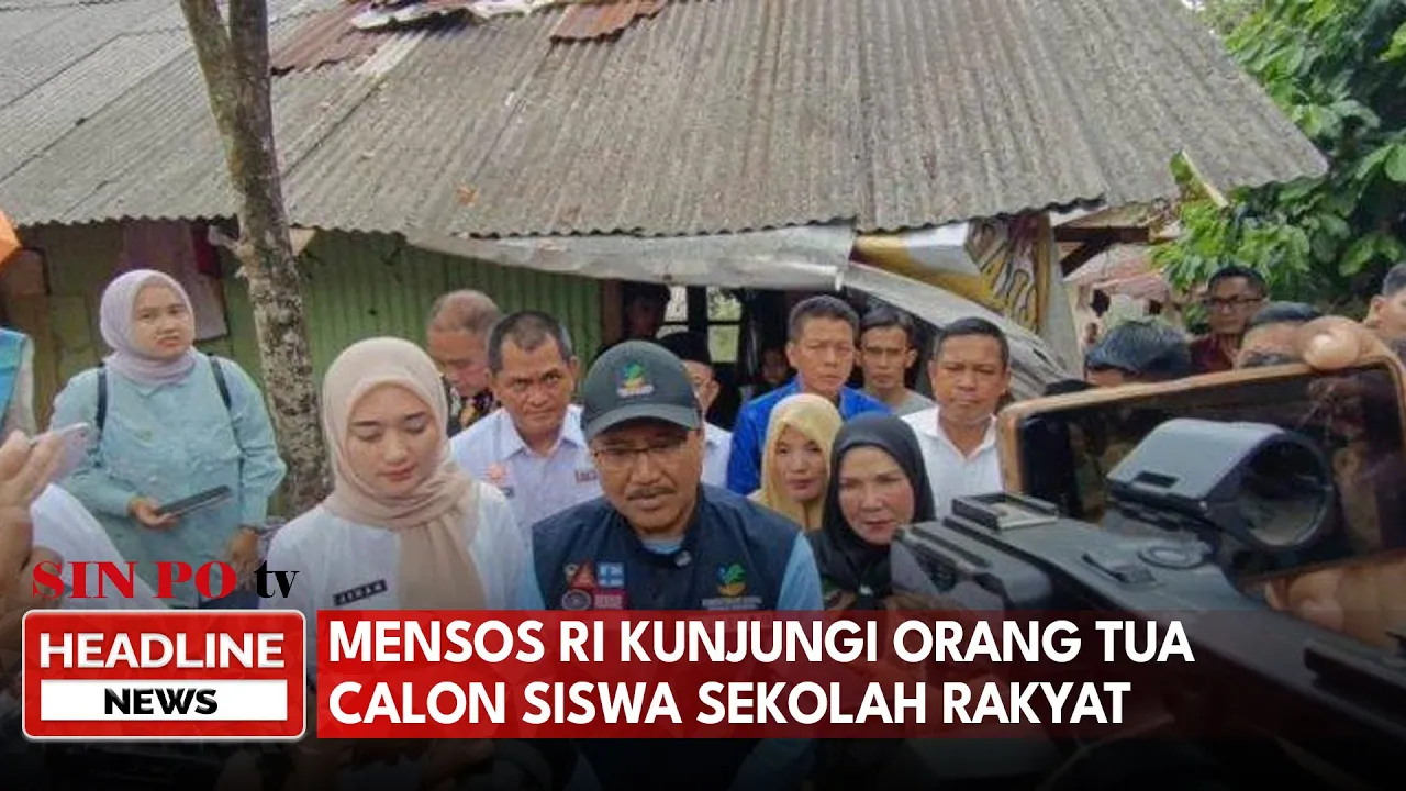 Mensos RI Kunjungi Orang Tua Calon Siswa Sekolah Rakyat