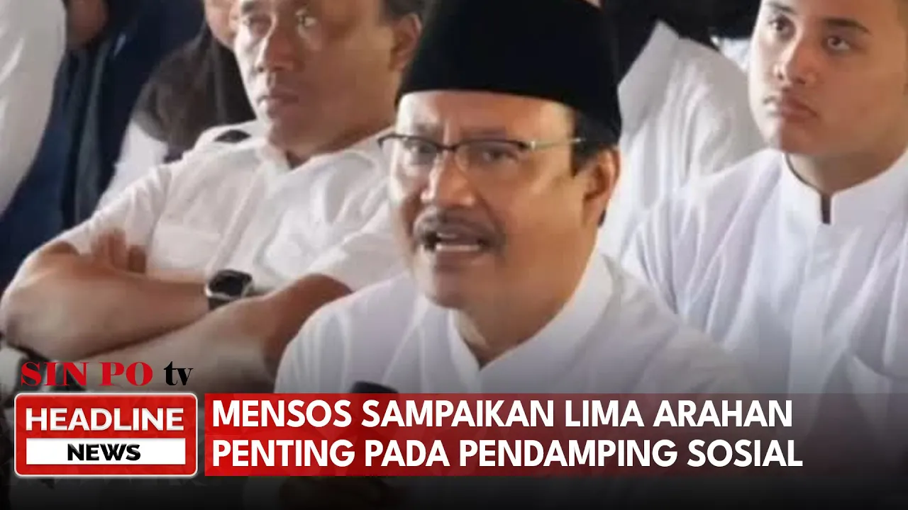 Mensos Sampaikan Lima Arahan Penting pada Pendamping Sosial