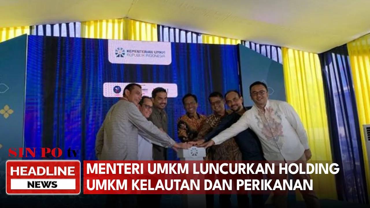 Menteri UMKM Luncurkan Holding UMKM Kelautan Dan Perikanan