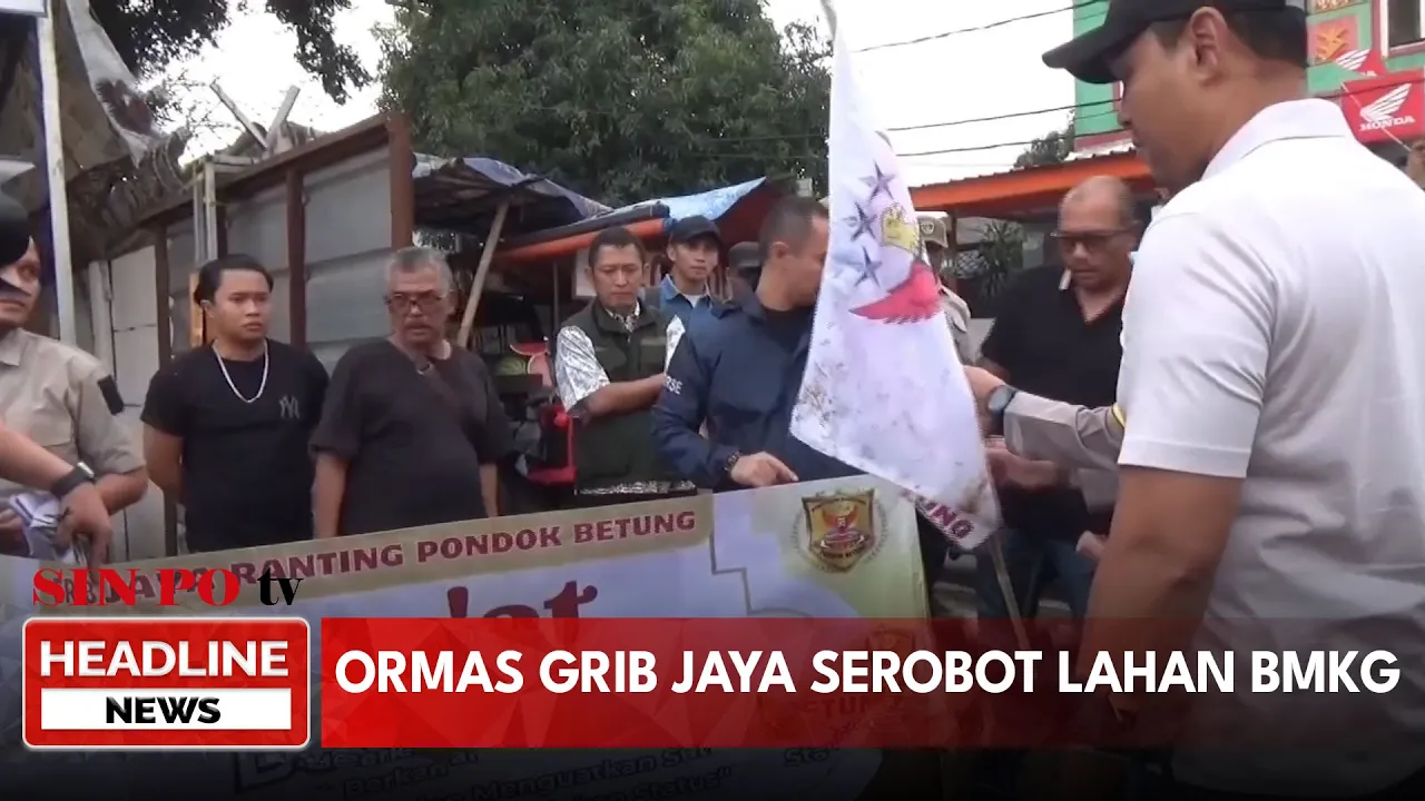 Ormas GRIB Jaya Serobot Lahan BMKG