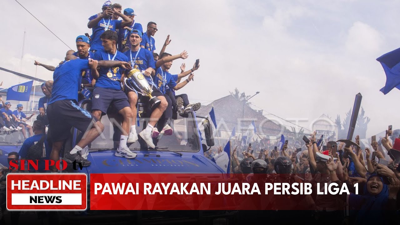 Pawai Rayakan Juara Persib Liga 1