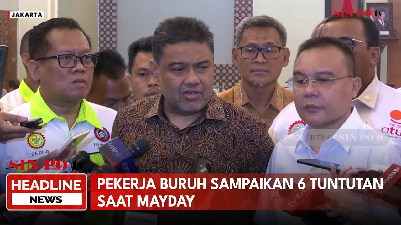 Pekerja Buruh Sampaikan 6 Tuntutan Saat Mayday