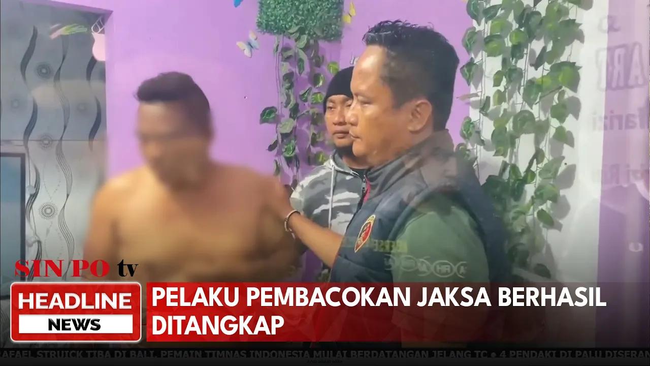 Pelaku Pembacokan Jaksa Berhasil Ditangkap