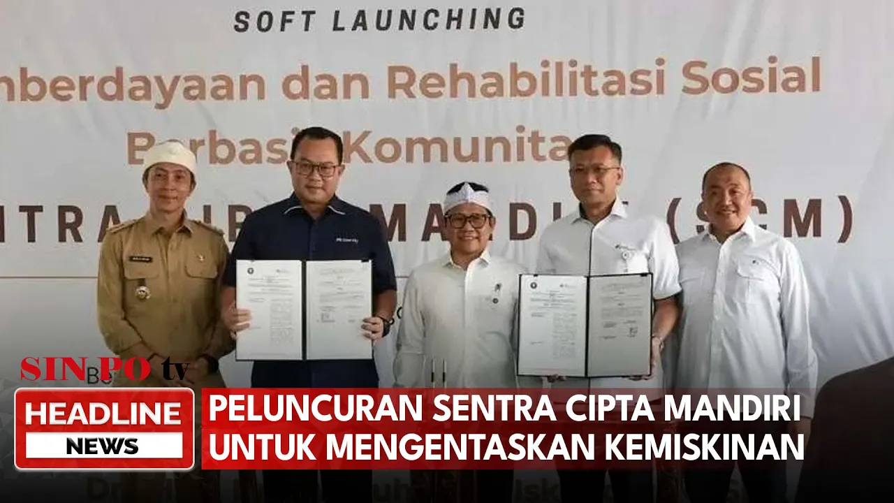 Peluncuran Sentra Cipta Mandiri untuk Mengentaskan Kemiskinan