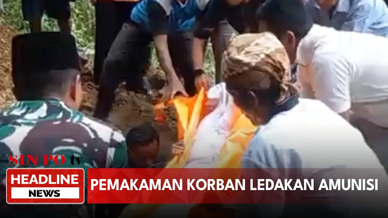 Pemakaman Korban Ledakan Amunisi