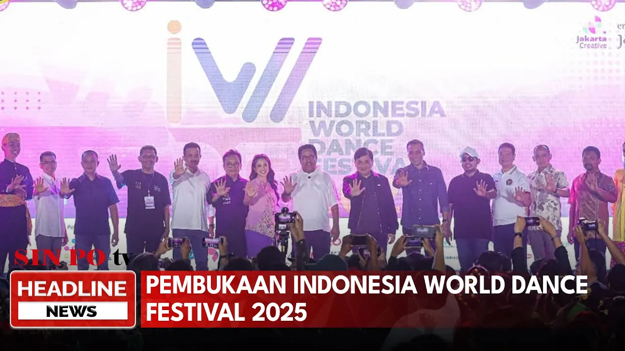 Pembukaan Indonesia World Dance Festival 2025