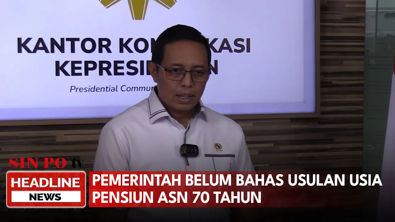 Pemerintah Belum Bahas Usulan Usia Pensiun ASN 70 Tahun