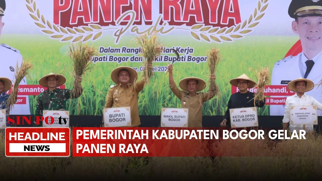Pemerintah Kabupaten Bogor Gelar Panen Raya