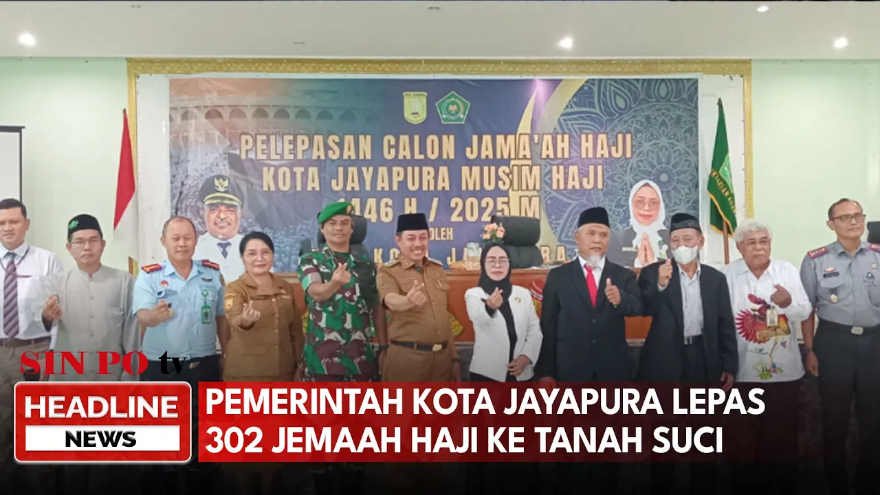 Pemerintah Kota Jayapura Lepas 302 Jemaah Haji ke Tanah Suci