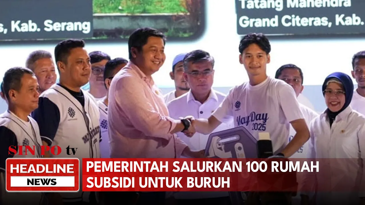 Pemerintah Salurkan 100 Rumah Subsidi untuk Buruh