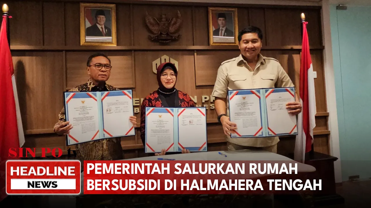 Pemerintah Salurkan Rumah Bersubsidi Di Halmahera Tengah