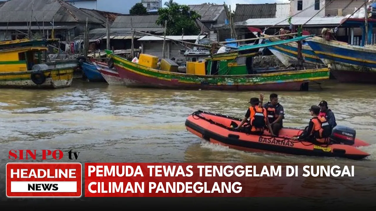 Pemuda Tewas Tenggelam Di Sungai Ciliman Pandeglang