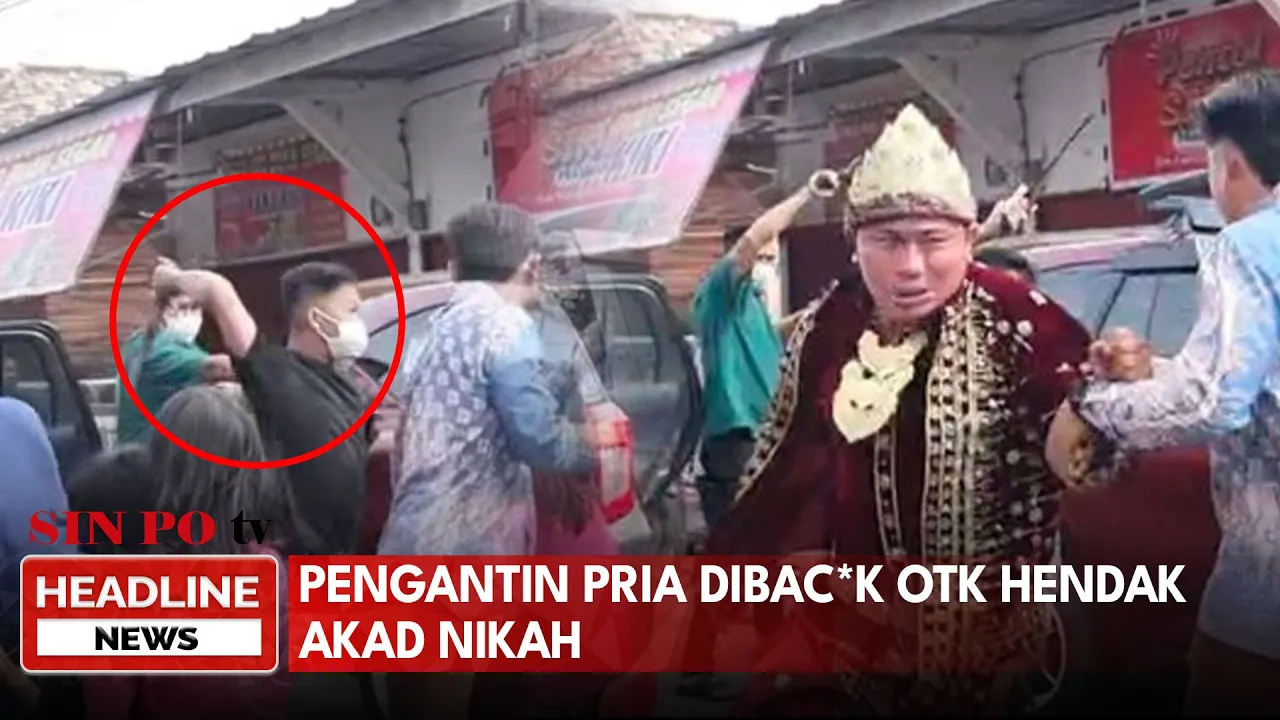 Pengantin Pria Dibacok OTK Hendak Akad Nikah