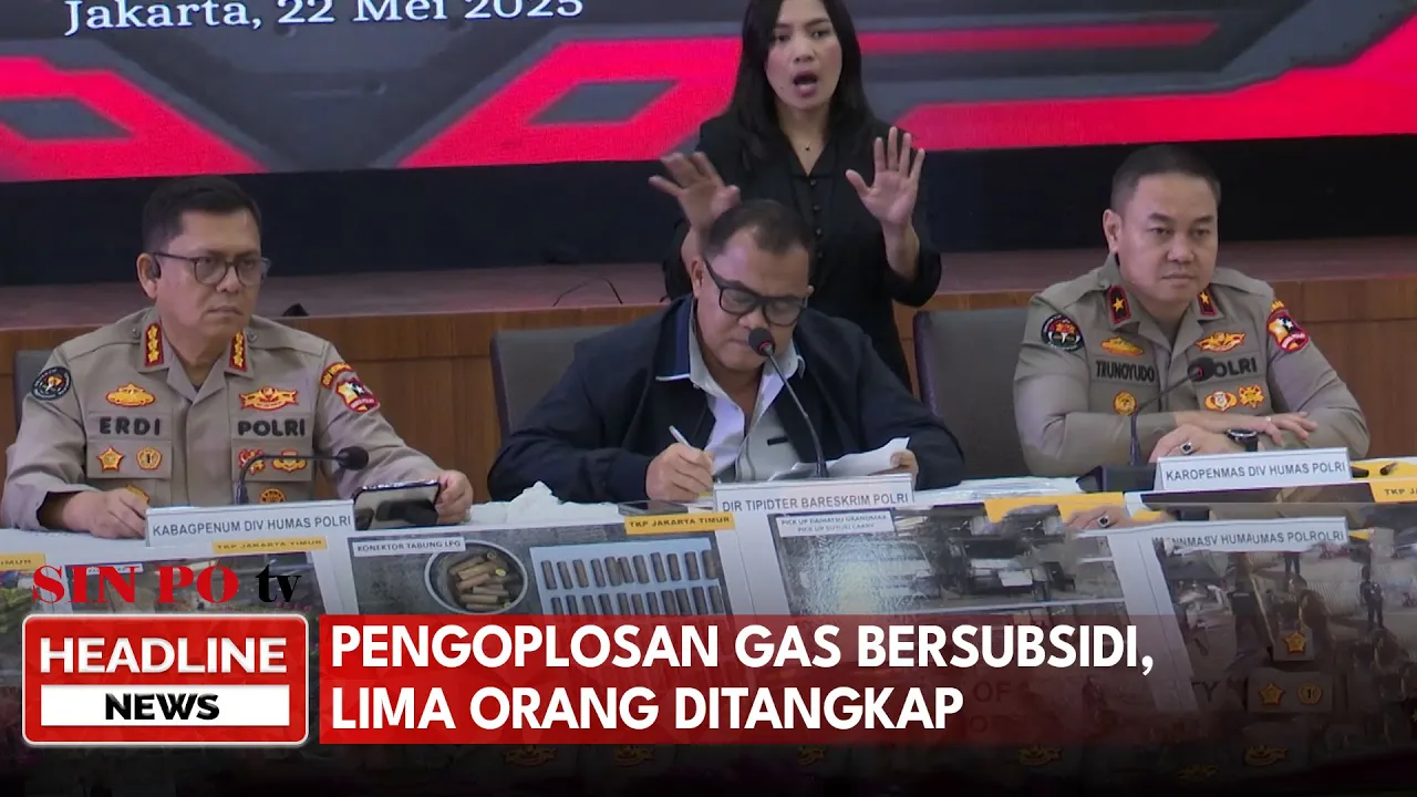 Pengoplosan Gas Bersubsidi, Lima Orang Ditangkap