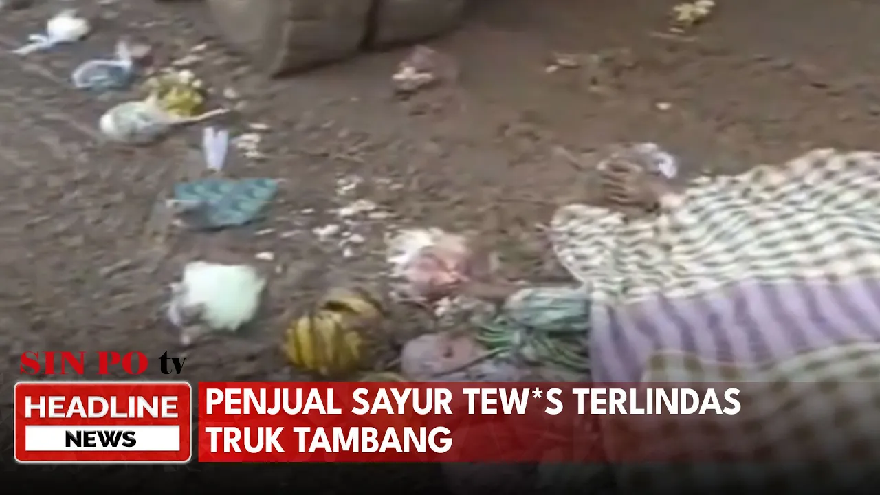 Penjual Sayur Tewas Terlindas Truk Tambang