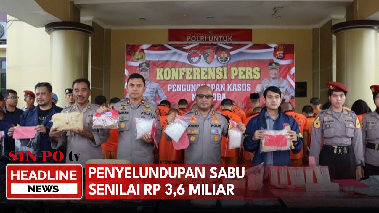 Penyelundupan Sabu Senilai Rp3,6 Miliar