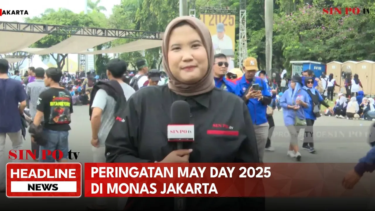 Peringatan May Day 2025 Di Monas Jakarta
