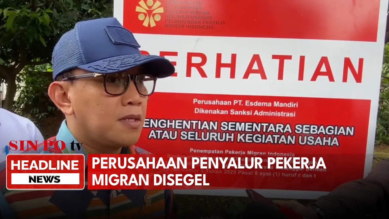 Perusahaan Penyalur Pekerja Migran Disegel