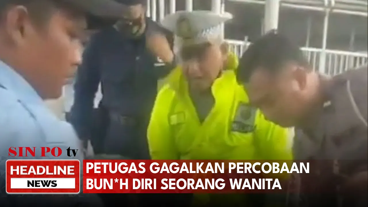Petugas Gagalkan Percobaan Bun*h Diri Seorang Wanita