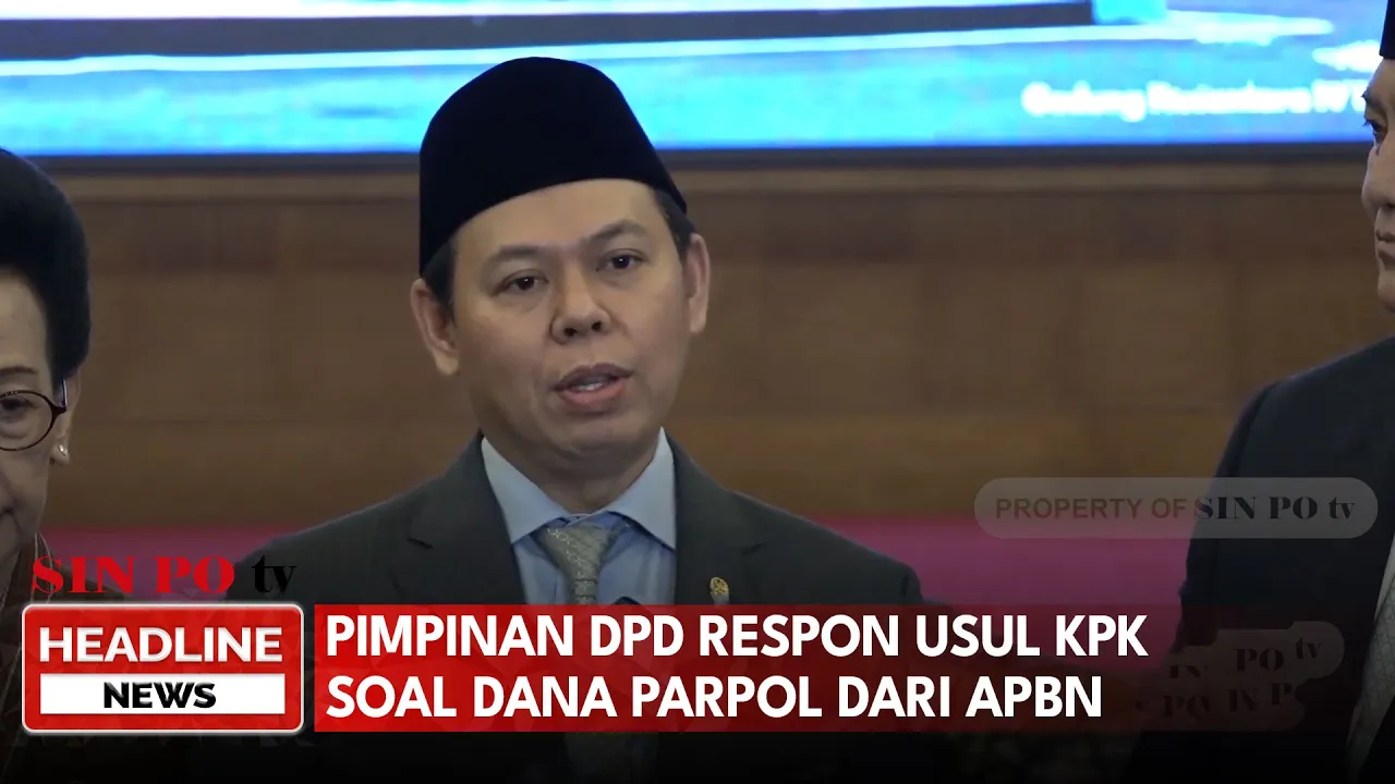Pimpinan DPD Respon Usul KPK soal Dana Parpol dari APBN