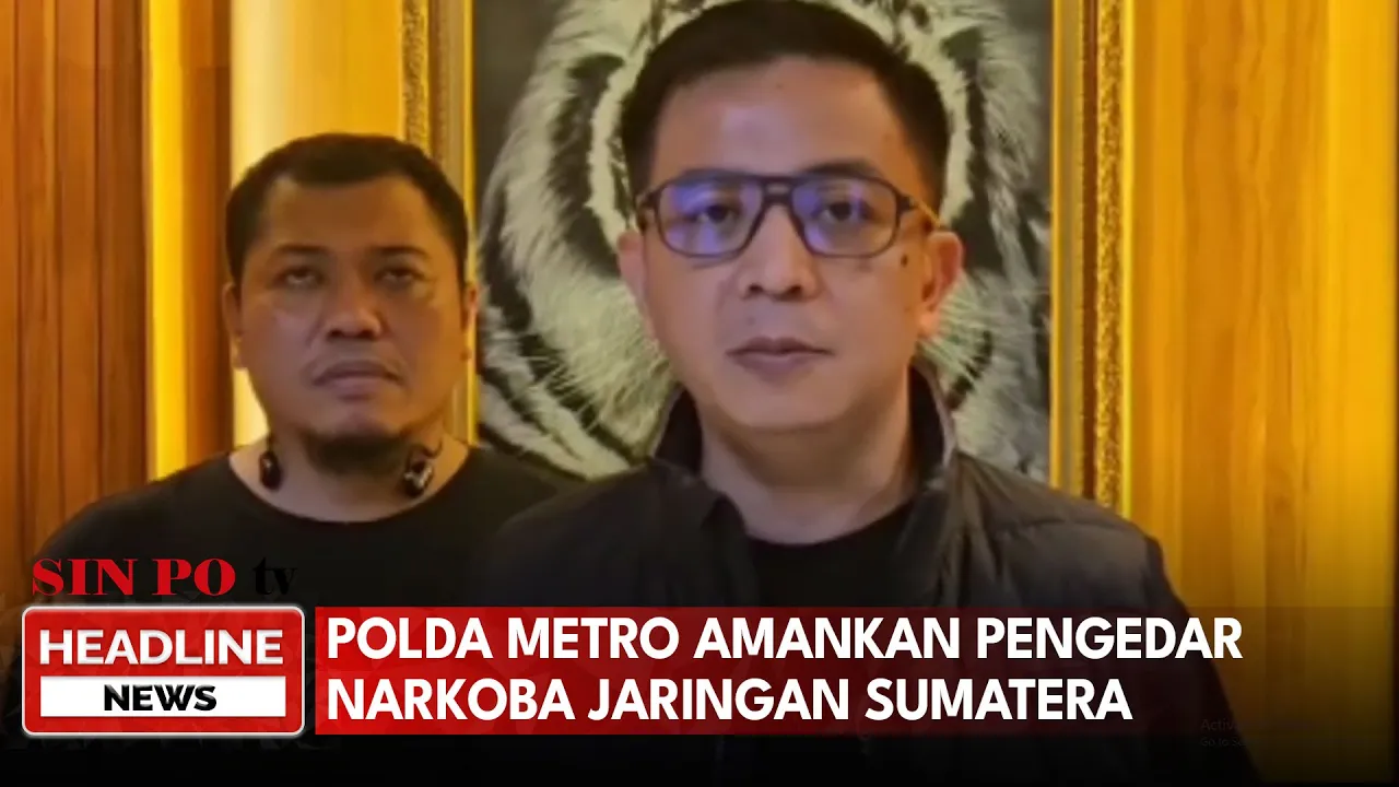 Polda Metro Amankan Pengedar Narkoba Jaringan Sumatera
