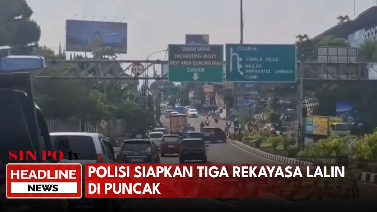 Polisi Siapkan Tiga Rekayasa Lalin Di Puncak