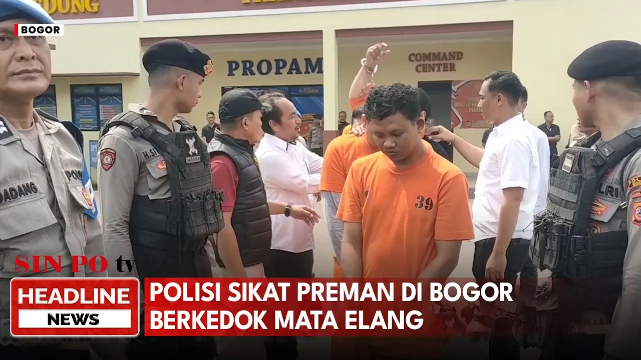 Polisi Sikat Preman Di Bogor Berkedok Mata Elang