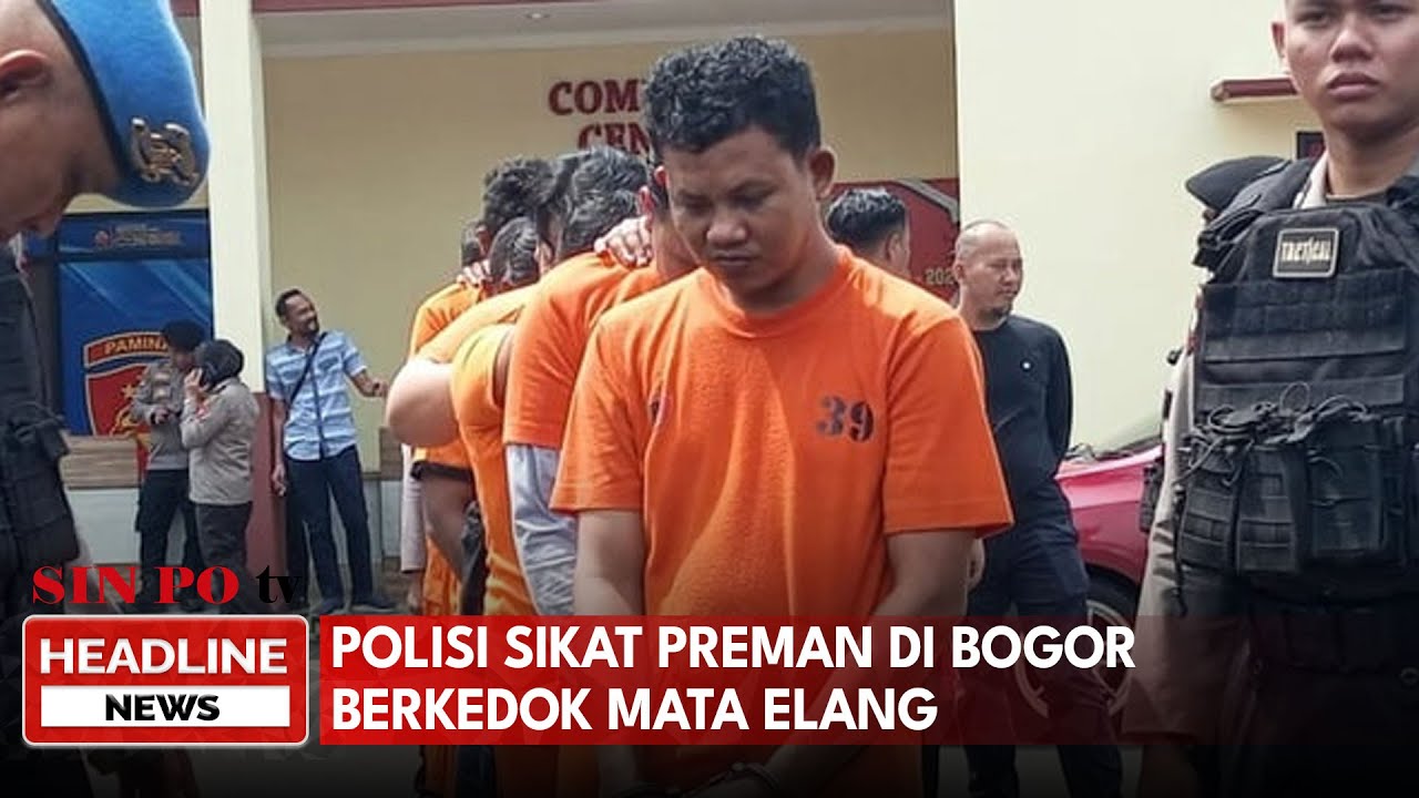 Polisi Sikat Preman Di Bogor Berkedok Mata Elang