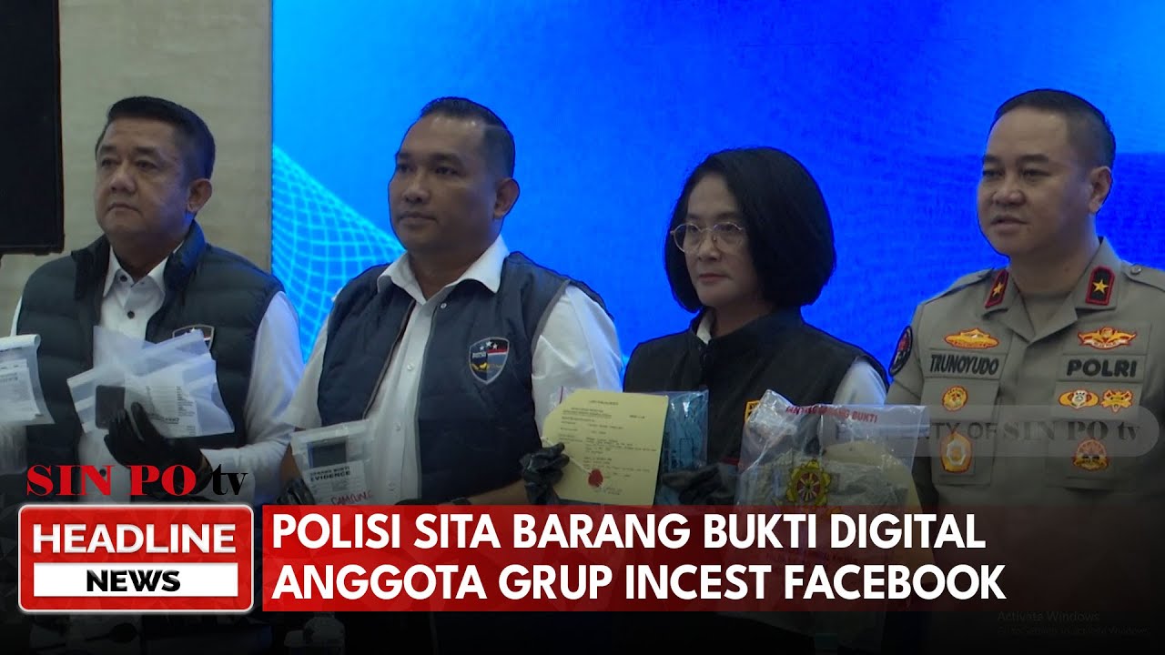 Polisi Sita Barang Bukti Digital Anggota Grup Incest Facebook