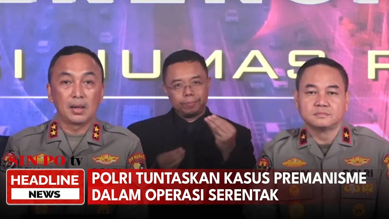 Polri Tuntaskan Kasus Premanisme dalam Operasi Serentak