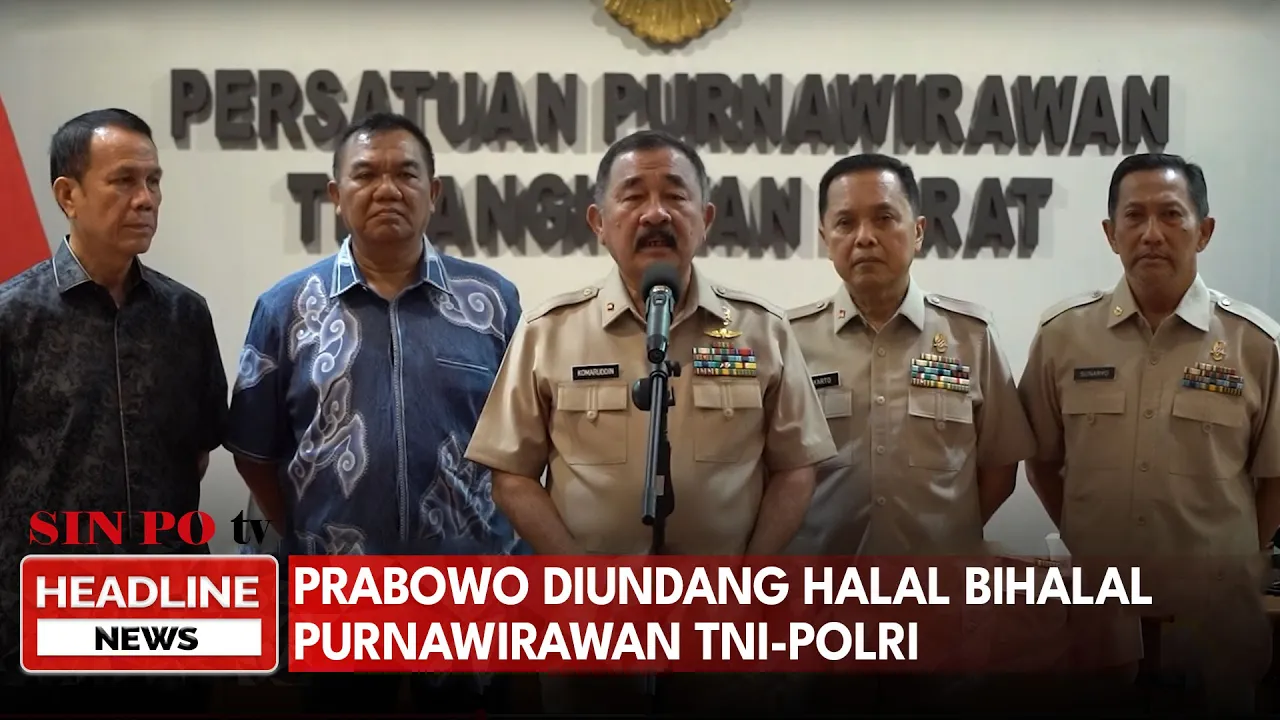 Prabowo Diundang Halalbihalal Purnawirawan TNI-Polri