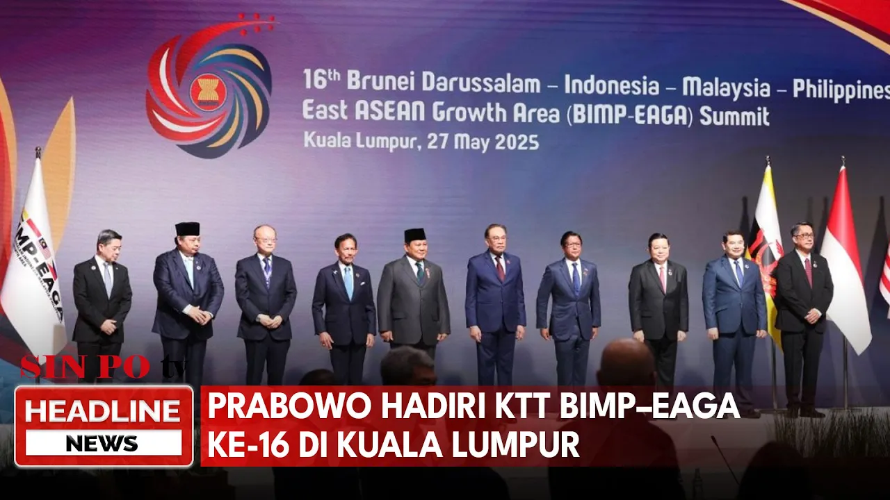 Prabowo Hadiri KTT BIMP–Eaga Ke-16 Di Kuala Lumpur