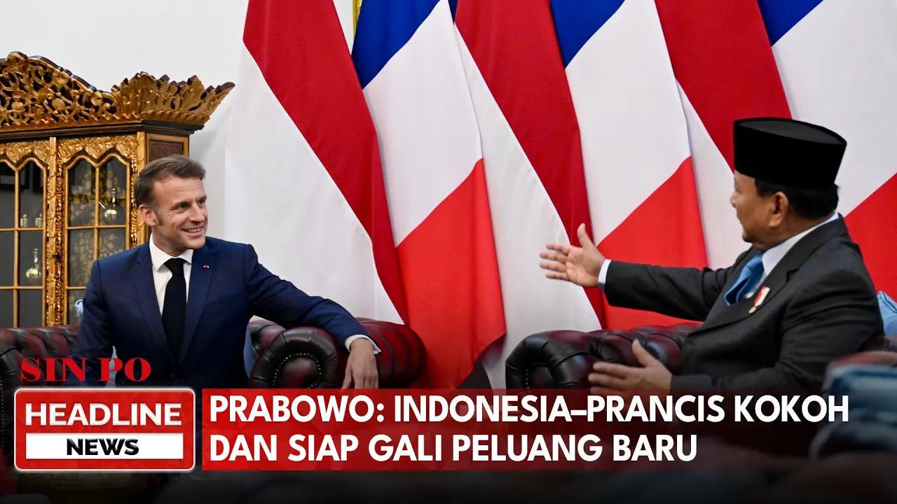 Prabowo: Indonesia–Prancis Kokoh dan Siap Gali Peluang Baru