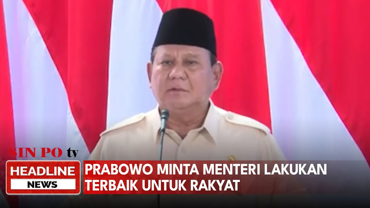 Prabowo Minta Menteri Lakukan Terbaik untuk Rakyat