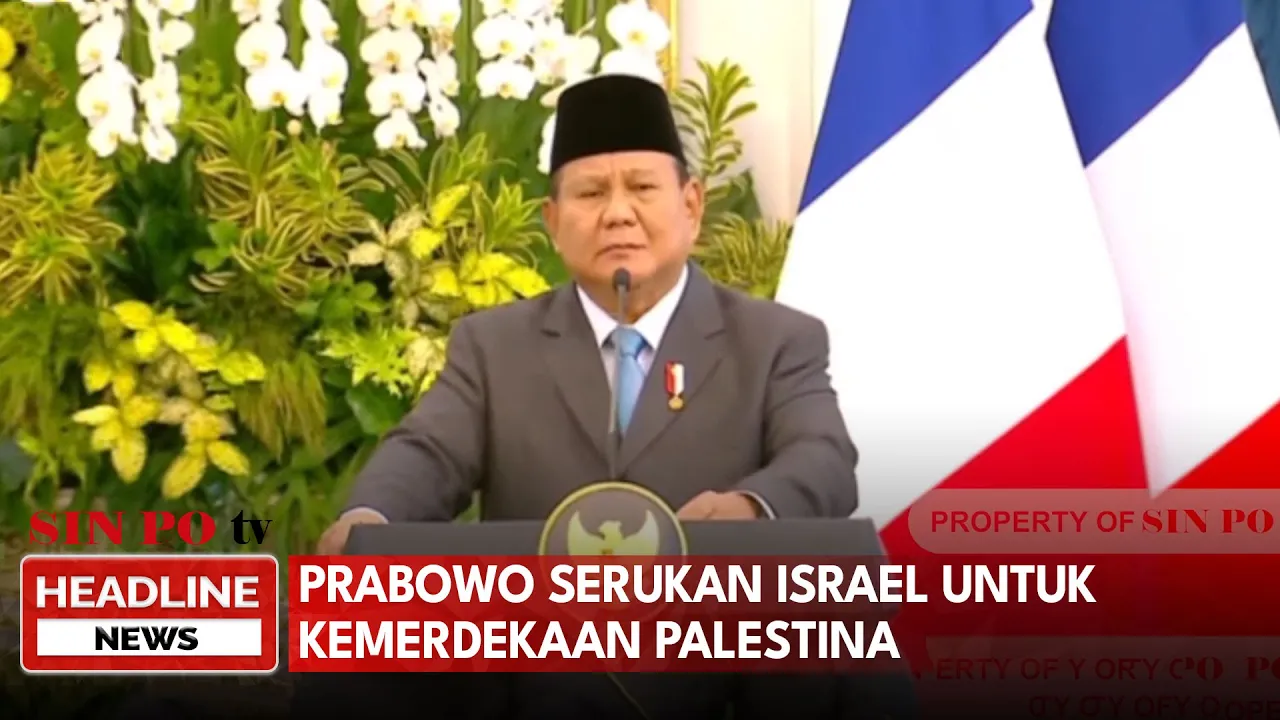 Prabowo Serukan Israel untuk Kemerdekaan Palestina