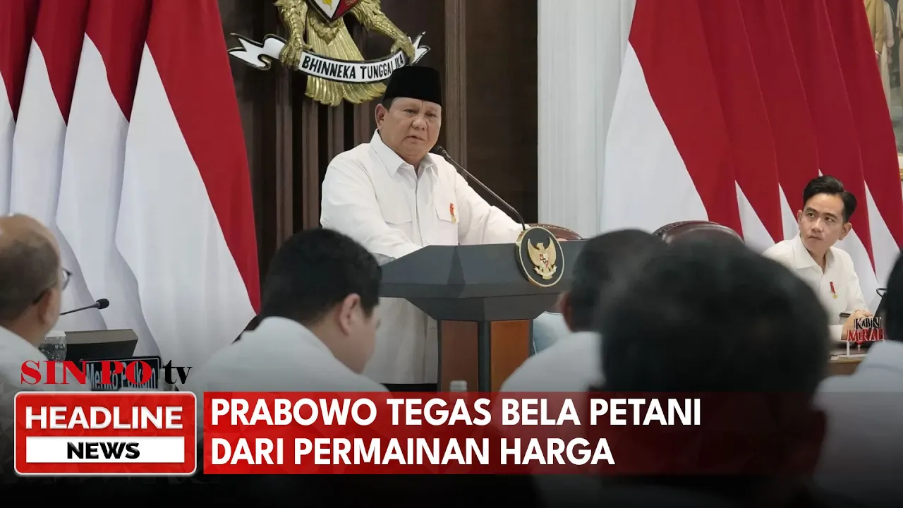 Prabowo Tegas Bela Petani Dari Permainan Harga